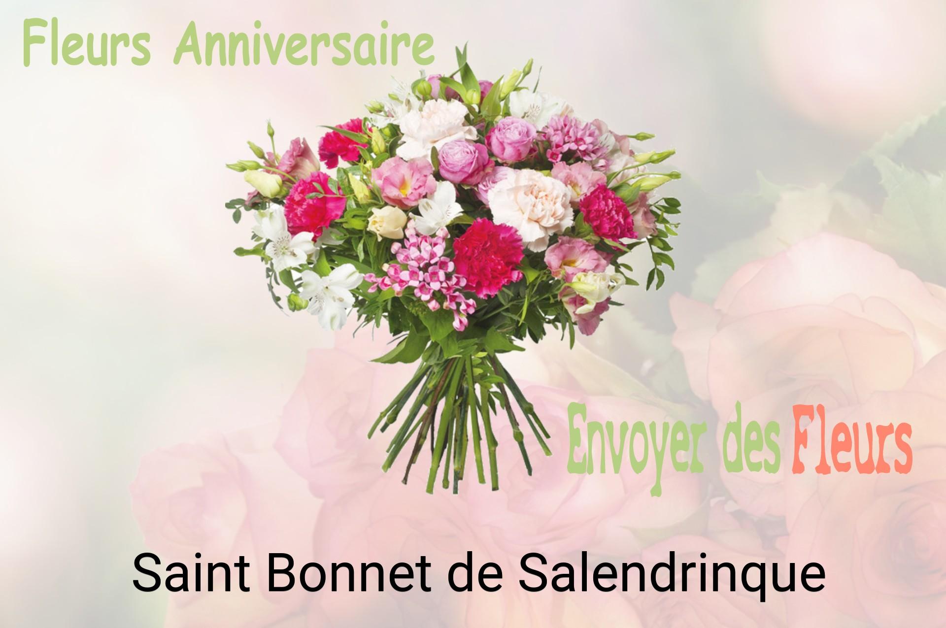 Bouquet de fleurs d’anniversaire livré à Saint-Bonnet-de-Salendrinque