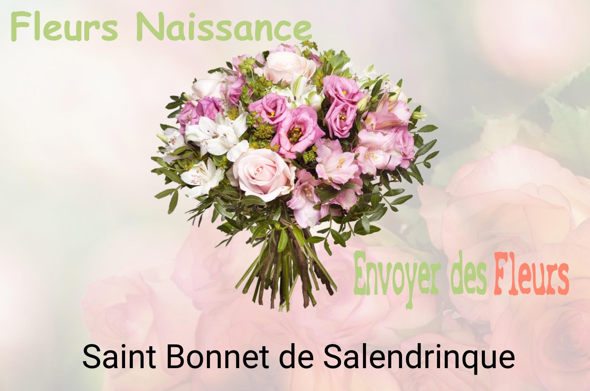 Bouquet de fleurs de naissance livré à Saint-Bonnet-de-Salendrinque