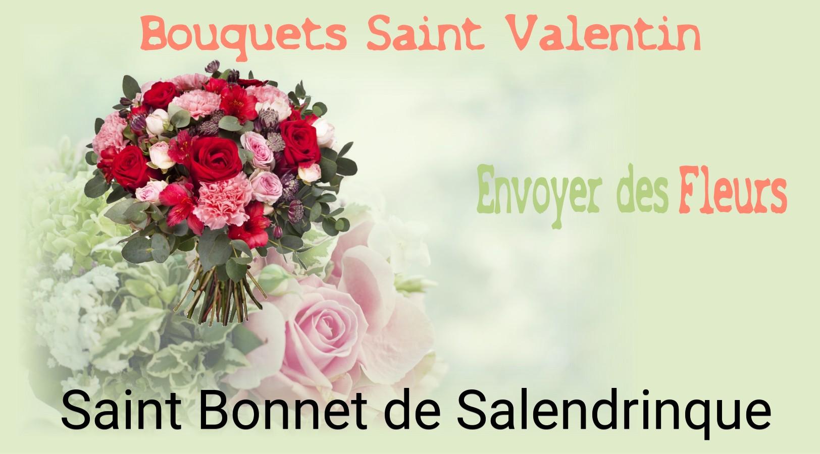 Roses de Saint-Valentin livrées à Saint-Bonnet-de-Salendrinque